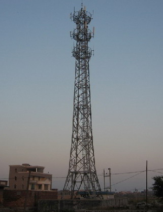 telecom  tower, microwave tower