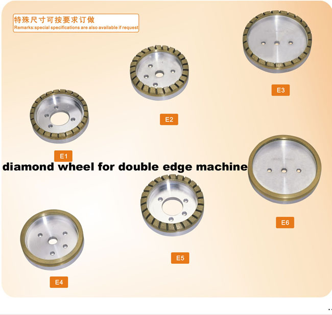 diamond wheel for double edge machine