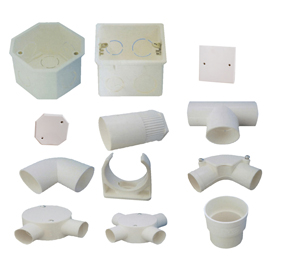 PVC pipe and fittings for electrical