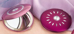 round compact  mirror