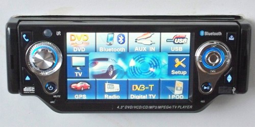 Motorized 1Din Car DVD