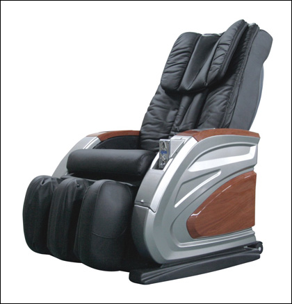 Coin operated massage chair