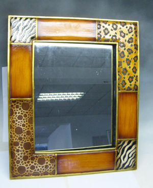 polyresin frame with mirror