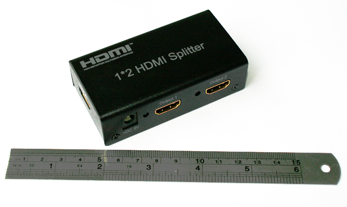 1X2 mini HDMI splitter