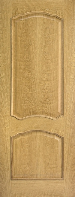 veneered wood door panel