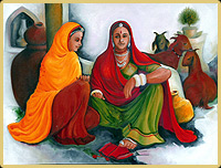 Indian Oil Painting