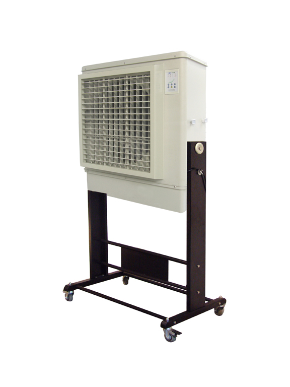 Evaporative cooler fan