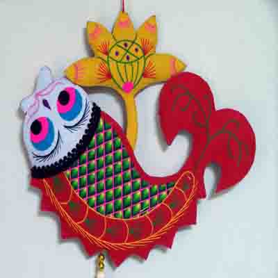 fish embroidery folk needlework Fengxiang Shaanxi China