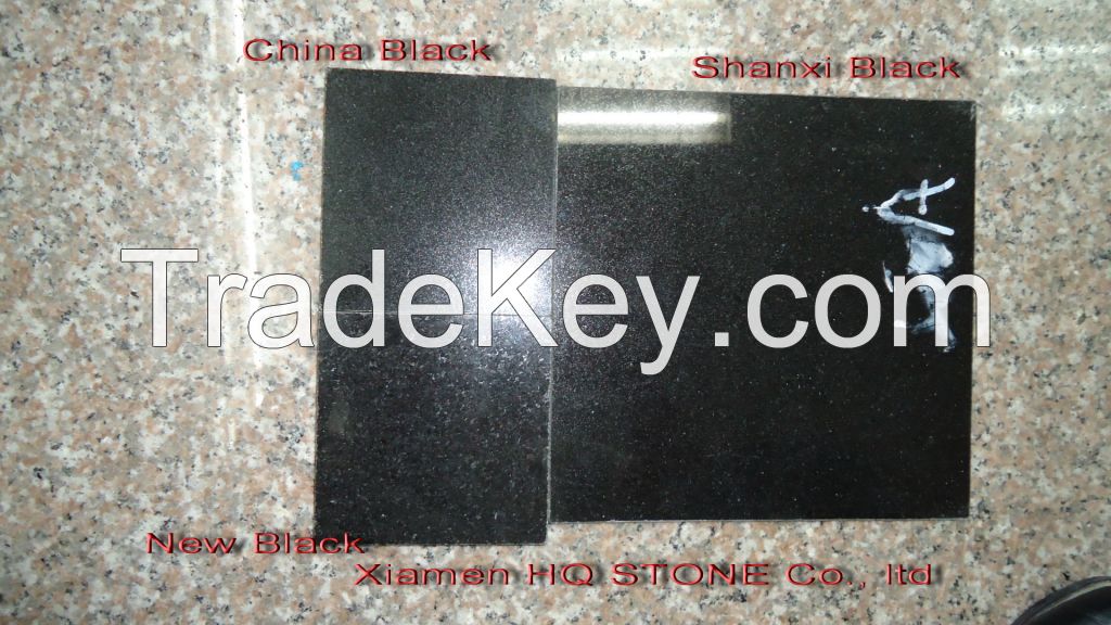 ShanXi Black GRANITE, Mongolian Black, Hebei Black, Shanxi Black, China Black Granite