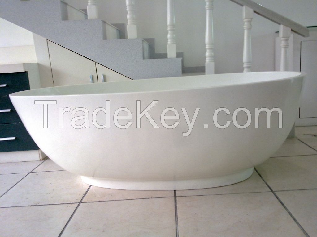 Corian Solid Surface Bathtub, Artificial Stone Bathtub