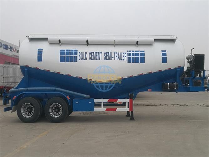 30CBM 2-Axle  Bulk Cement Semi-trailer with ABS system