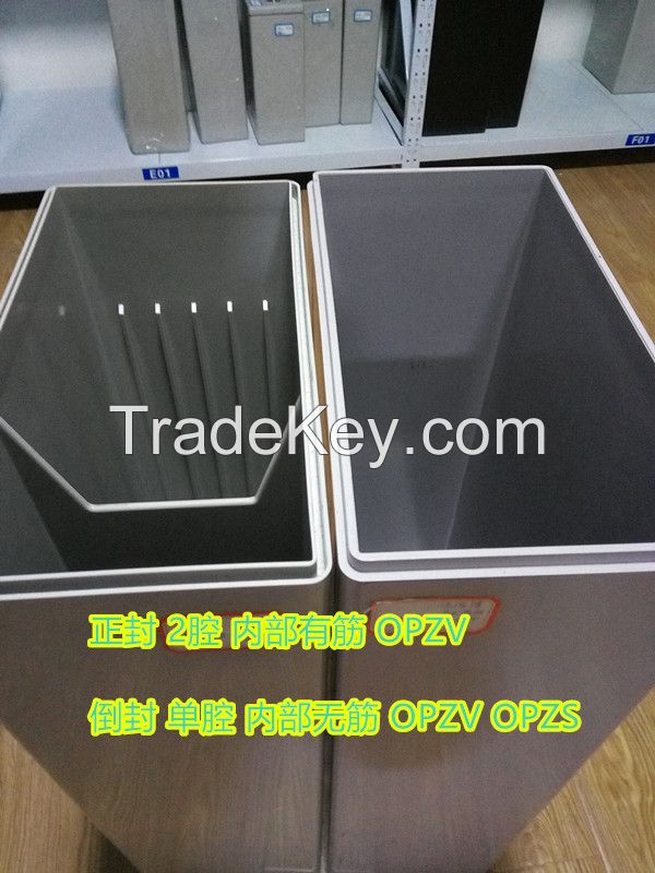 ABS Materials  Gel Sealed 16 OPZV 2000ah Car Baterias Housing