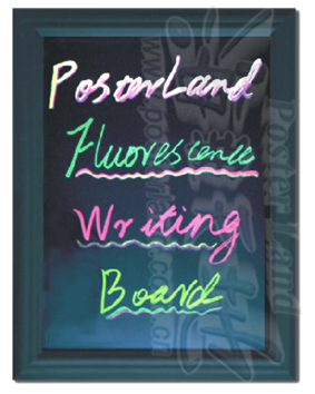 Fluorescence writing board