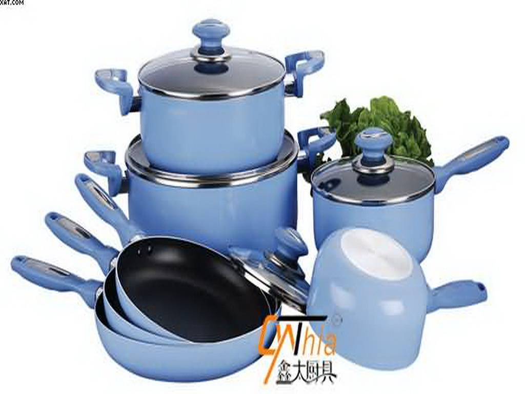 Aluminum non-stick  cookware set XT-0011A