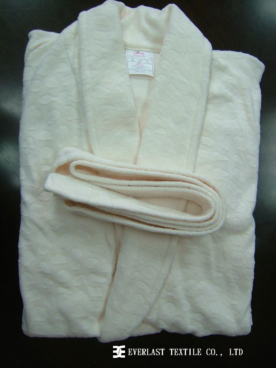 Supersoft Micro Fleece Embossed Robe