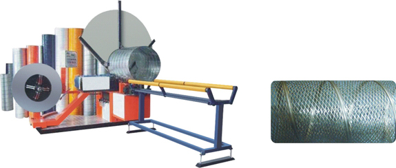 spiral tube (filter outer core) making machine