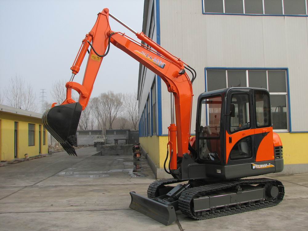 JH60B-7 Mini excavator(Weight 6 ton, Bucket capacity 0.21m3)