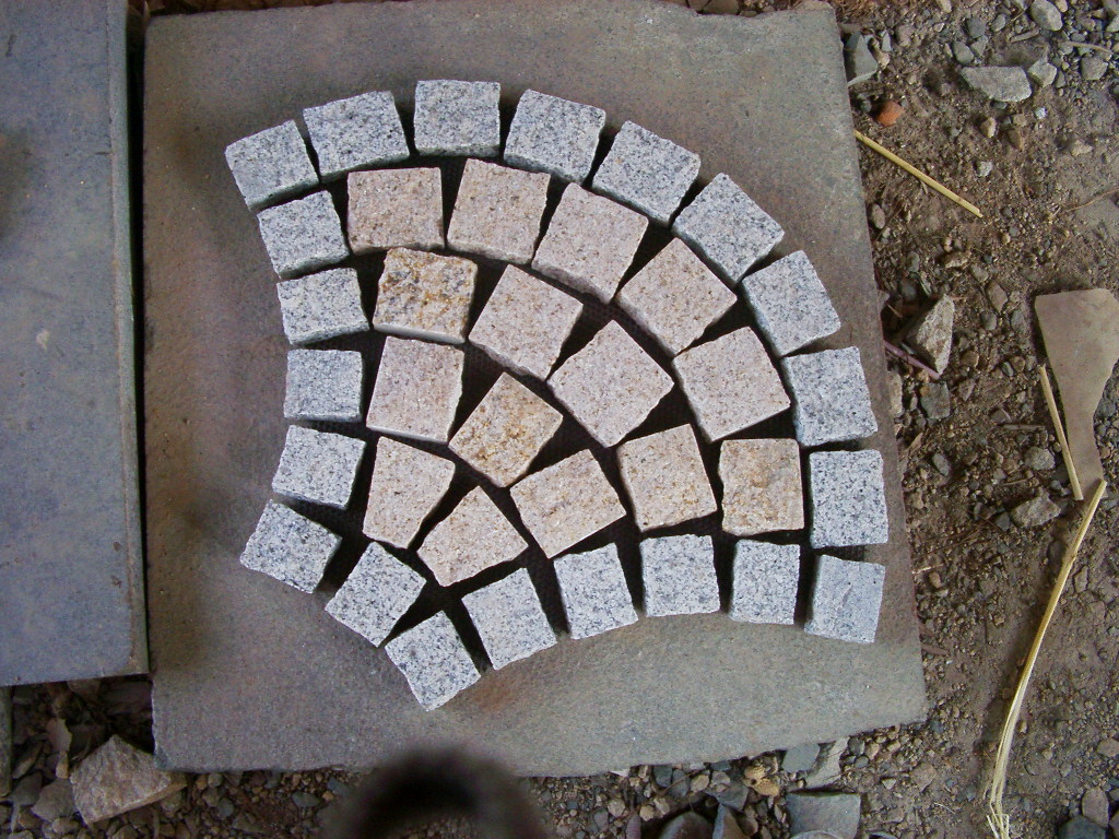 granite paving, kerb and setts