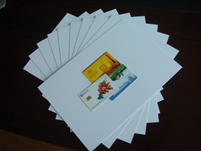PVC rigid sheet for cards
