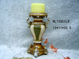 polyresin candle holder