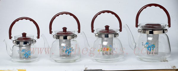 pyrex glass pot or kettle, Direct heating pot