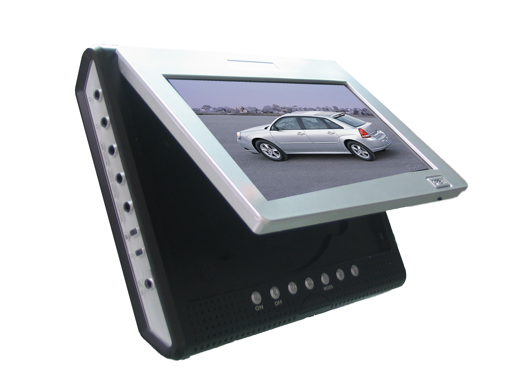 7''portable dvd with top-open loader