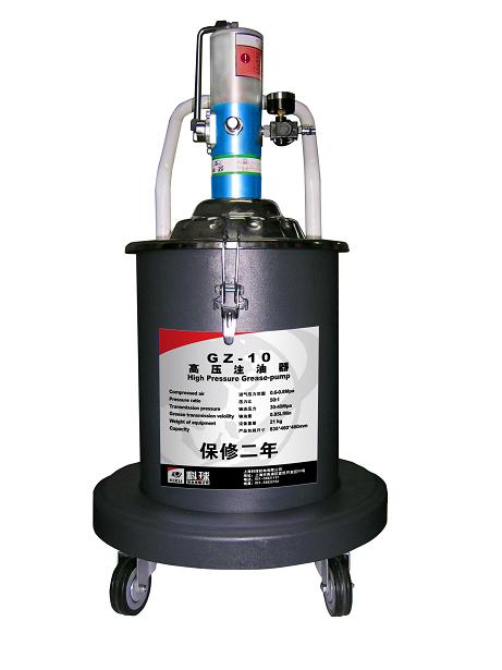 High pressure grease injector, grease pump