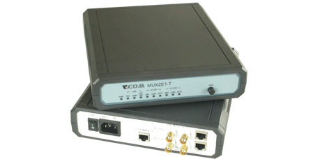 2*E1 to Ethernet lan Converter(MUX2E1-T)