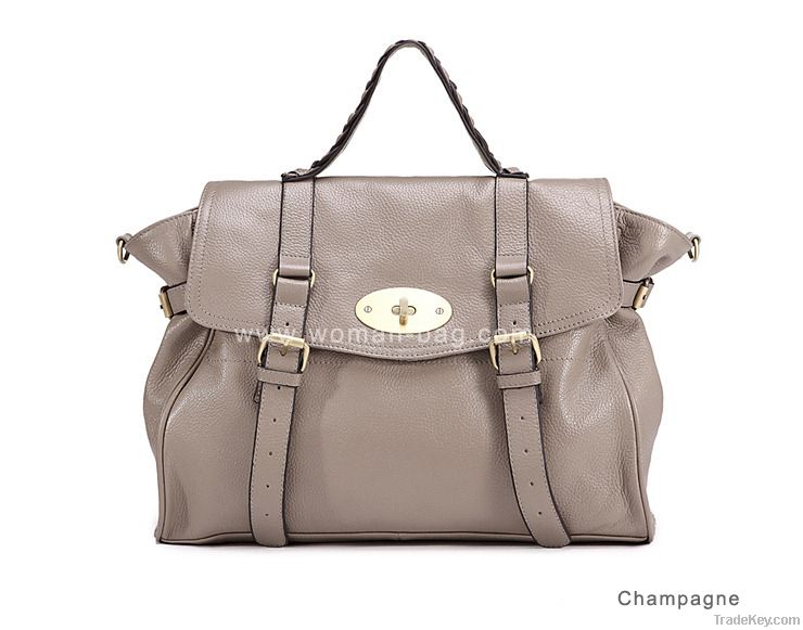 Fashion Express Genuine Leather Woman Handbag Messenger Bag Backpack