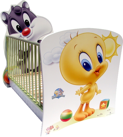Baby Sylvester & Tweety cot