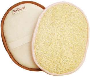 OVAL GLOVE - LOOFAH BATH SPONGE (VARIETY OF COLORS)