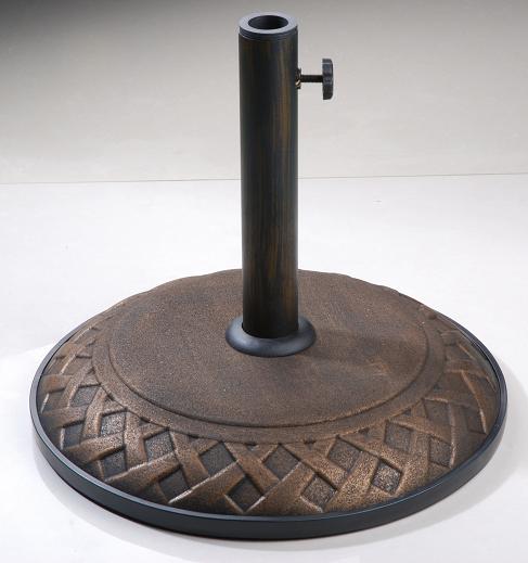 Bronze Interlace 55-pound Umbrella Stand