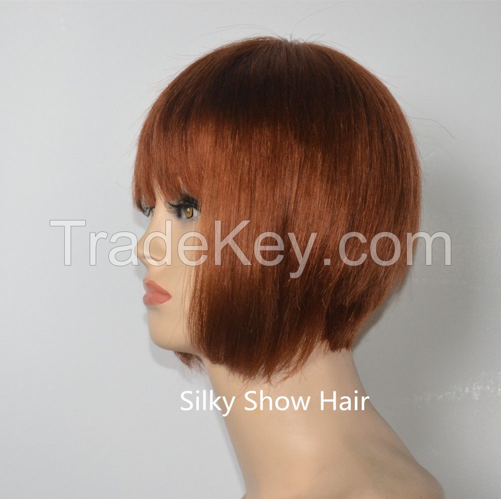 High Temperature Synthetic Short Straight Bobo Hair Cheap Wigs for Women