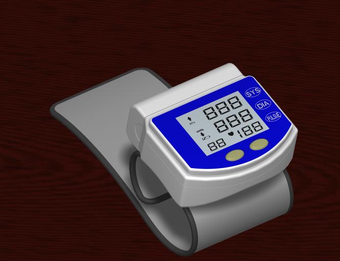 Wrist blood pressure monitor