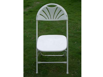 Fan metal-plastic folding chair
