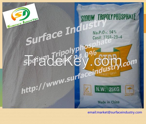 White Granule Powder Sodium Tripolyphosphate, STPP 94.0 for Detergent Industry