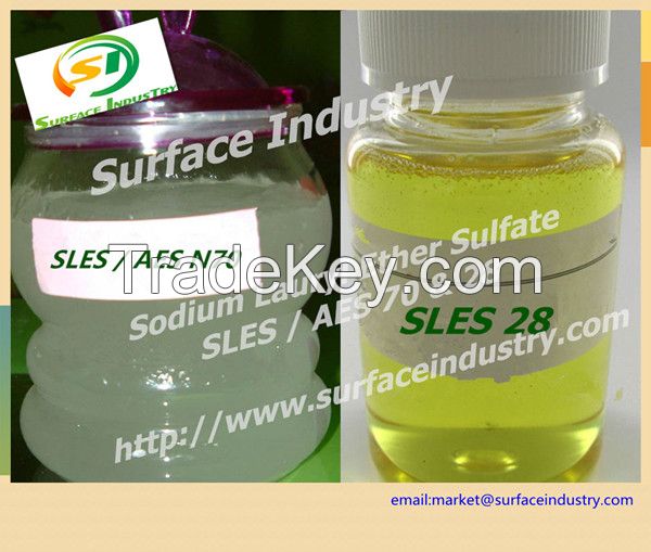 Paste and Liquid Sodium Lauryl Ether Sulfate,SLES 70 / 28 for Shampoo