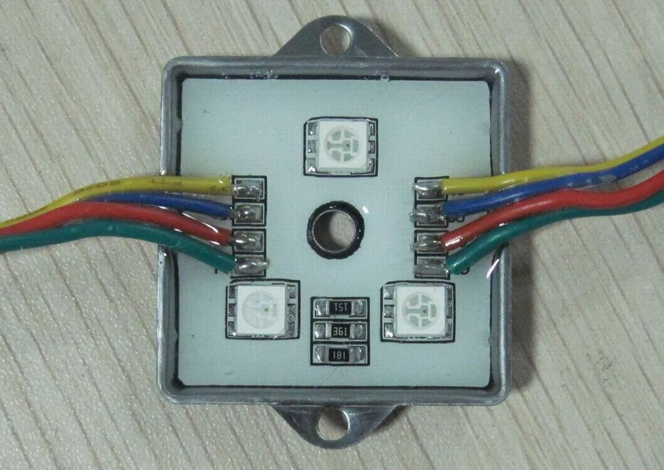LED Module Light, made of high-brightness SMD , can realize 7-color