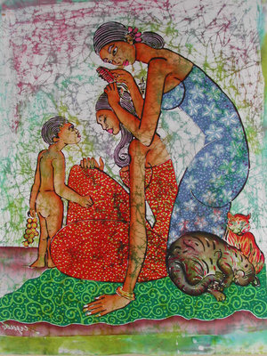 Unique Batik Painting