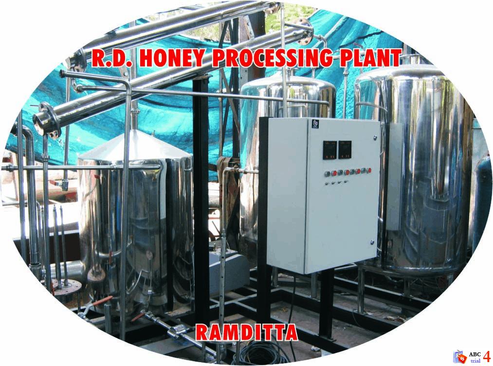 Honey processing plant