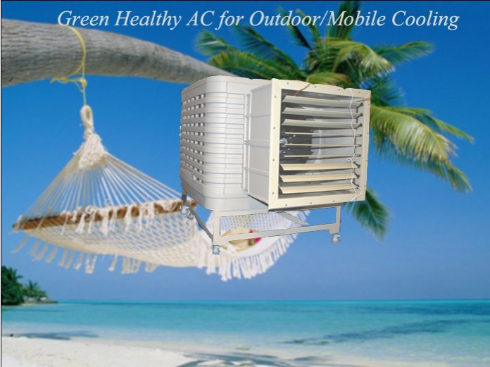 Mobile Evaporative Cooling AC