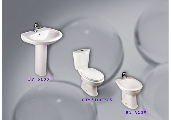 bathroom toilet basin bidet &basin with pedestal