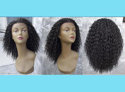 synthetic hair lace front wig