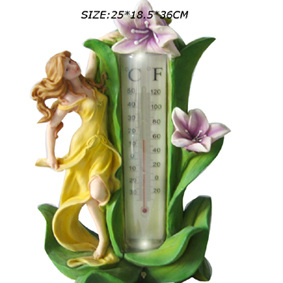 Thermometer Solar Energy Lights