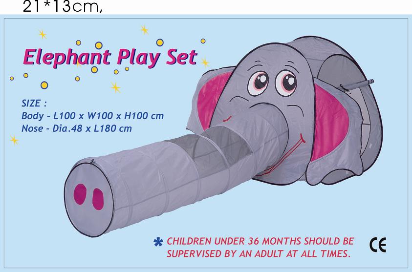 Elephant play set tent
