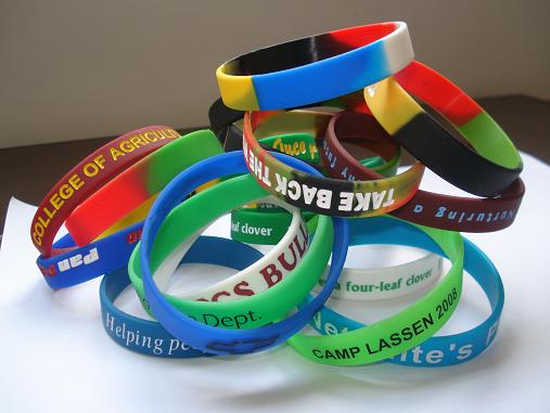 silicone bracelets