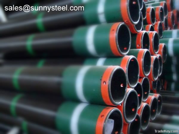 API 5CT steel pipes for use as casing or tubing