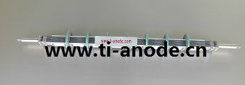 Titanium anodes for copper electrowinning
