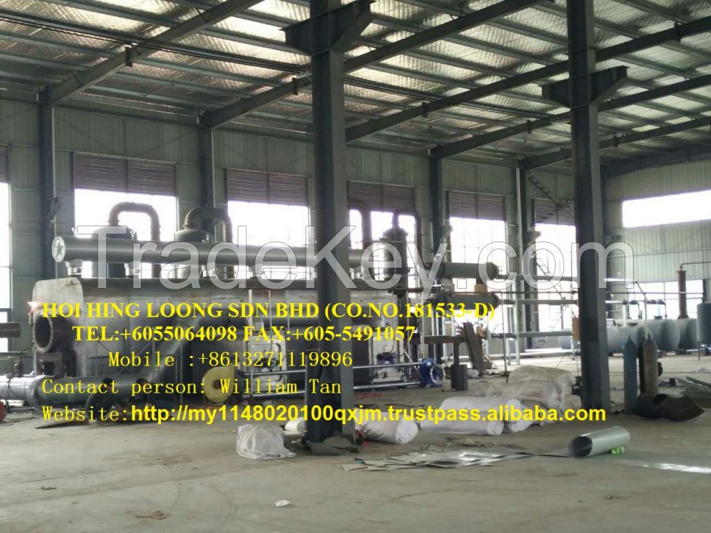 waste tyres recycling machine