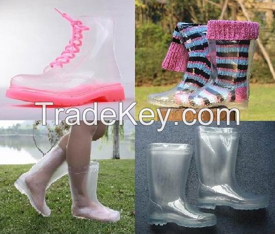 Transparent Kids Pvc Rain Boots, Children Transparent Rain Boot, Kid Transparent Boot, New Fashion Child Shoe, Popular Style Children Rain Boot, High Quality Shoes